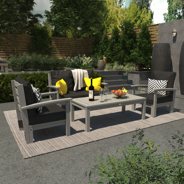 Bespoke Deep Seating Loveseat, Set of Chairs and Conversation Table Chair