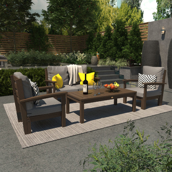 Bespoke Deep Seating Loveseat, Set of Chairs and Conversation Table Chair