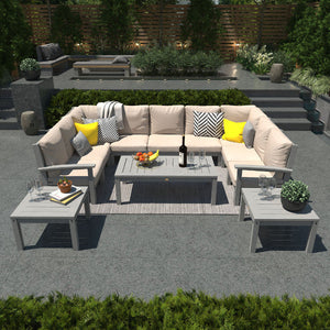 Bespoke Deep Seating Sofa and Ottoman Outdoor Sofa