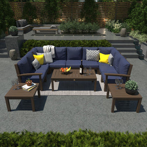 Bespoke Deep Seating Sofa and Ottoman Outdoor Sofa