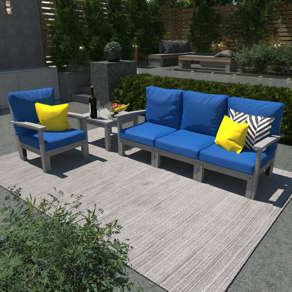 Bespoke Deep Seating Sofa, Chair and Side Table Sectional Set