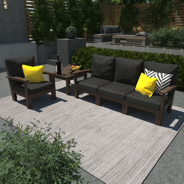 Bespoke Deep Seating Sofa, Chair and Side Table Sectional Set