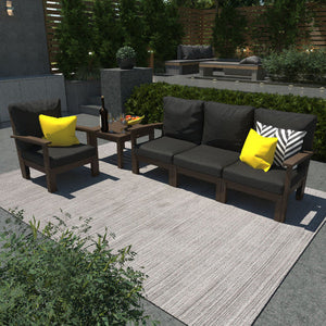 Bespoke Deep Seating Sofa, Chair and Side Table Sectional Set
