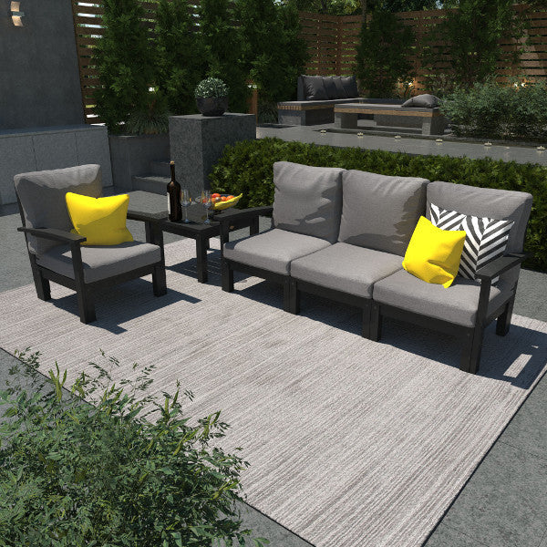 Bespoke Deep Seating Sofa, Chair and Side Table Sectional Set