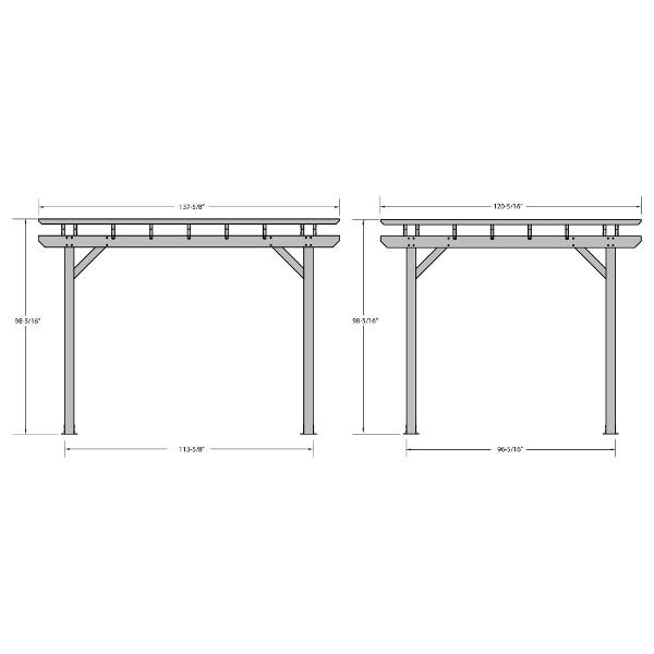 Bodhi 10' x 12' Pergola Pergola