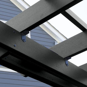 Bodhi Pergola (12 x 12) with 2 Weatherly 4ft Swings Swing