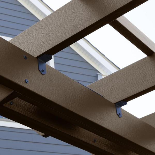 Bodhi Pergola (12 x 12) with 2 Weatherly 4ft Swings Swing