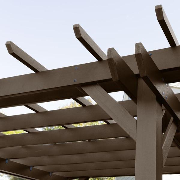 Bodhi Pergola (12 x 12) with 2 Weatherly 4ft Swings Swing