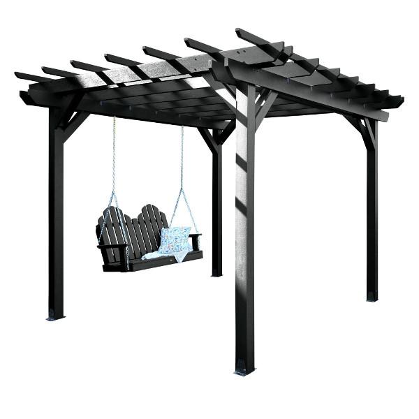 Bodhi Pergola and Classic Westport Swing Set 5ft Westport Swing 10 x12 / Black