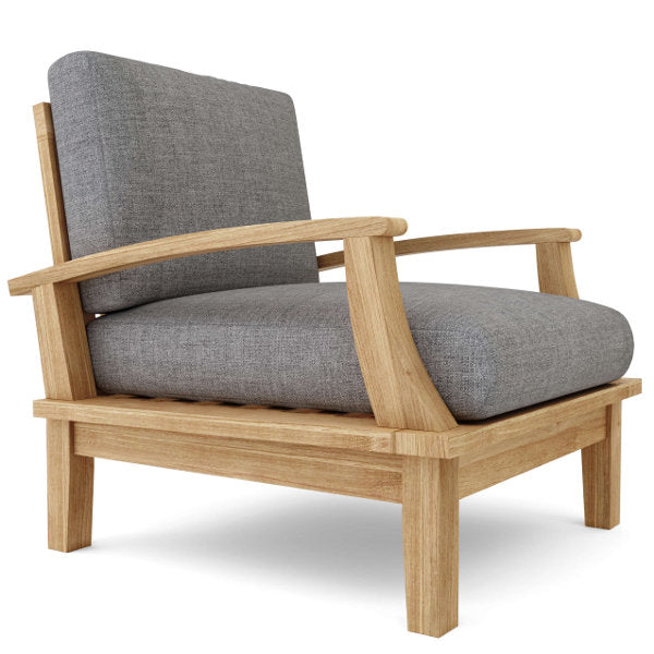 Brianna Deep Seating Armchair + Cushion Outdoor Chair