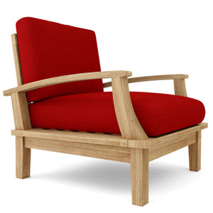 Brianna Deep Seating Armchair + Cushion Outdoor Chair