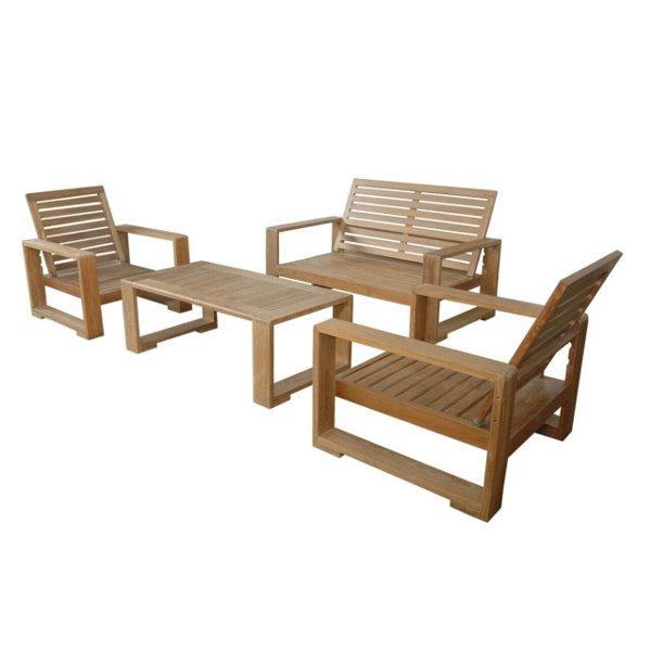 Capistrano 5-Piece Deep Seating Loveseat Collection - The Charming Bench Company