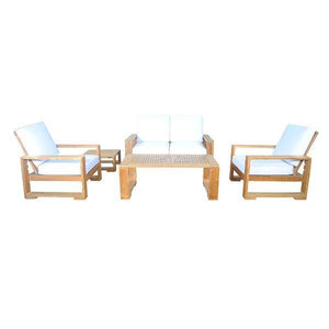 Capistrano 5-Piece Deep Seating Loveseat Collection - The Charming Bench Company
