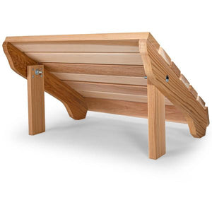 Cedar Adirondack Chair and Ottoman Adirondack