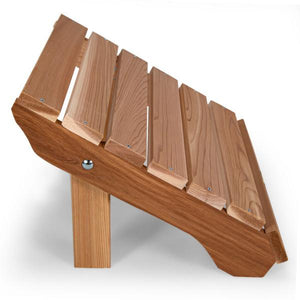 Cedar Adirondack Chair and Ottoman Adirondack
