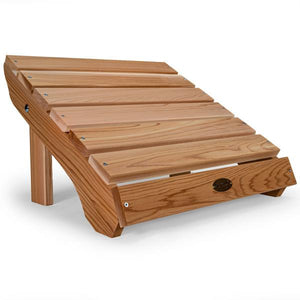 Cedar Adirondack Chair and Ottoman Adirondack