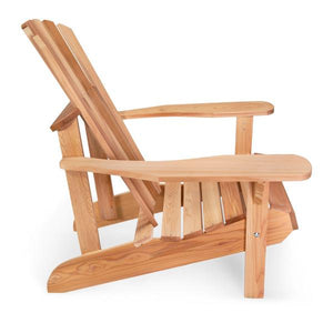 Cedar Adirondack Chair and Ottoman Adirondack