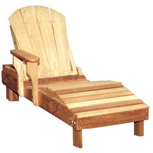 Cedar Adirondack Chaise Lounge Adirondack
