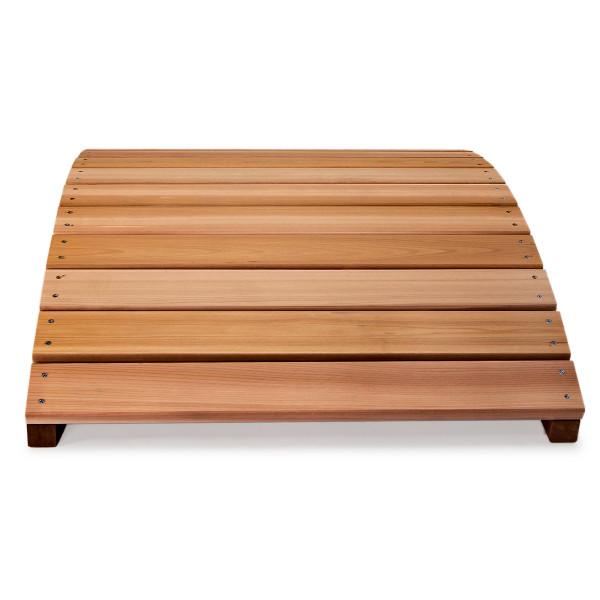 Cedar Garden Bridge with Side Rails Garden Bridge