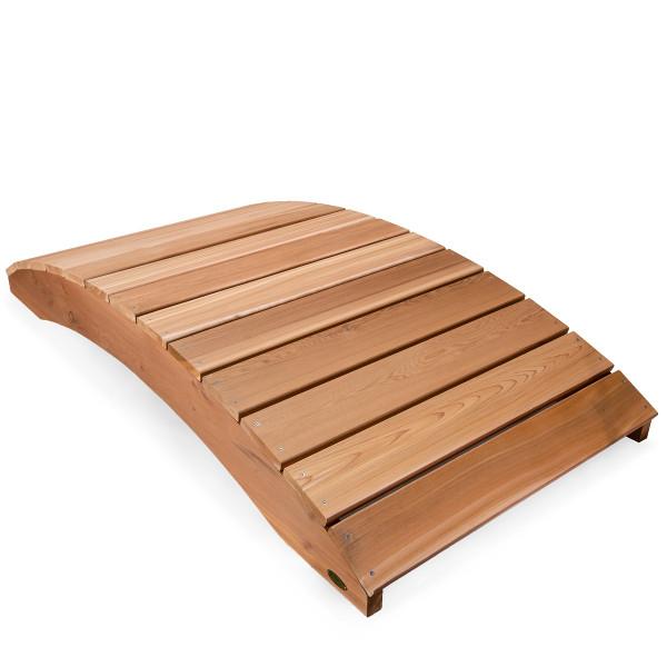 Cedar Garden Bridge with Side Rails Garden Bridge