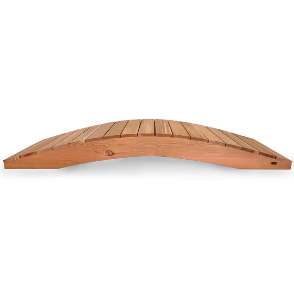 Cedar Garden Bridge with Side Rails Garden Bridge