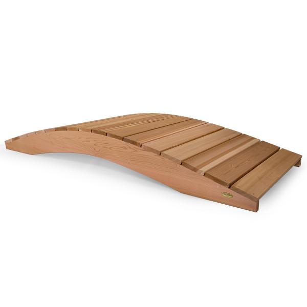 Cedar Garden Bridge with Side Rails Garden Bridge 8 ft / Without Side Rails