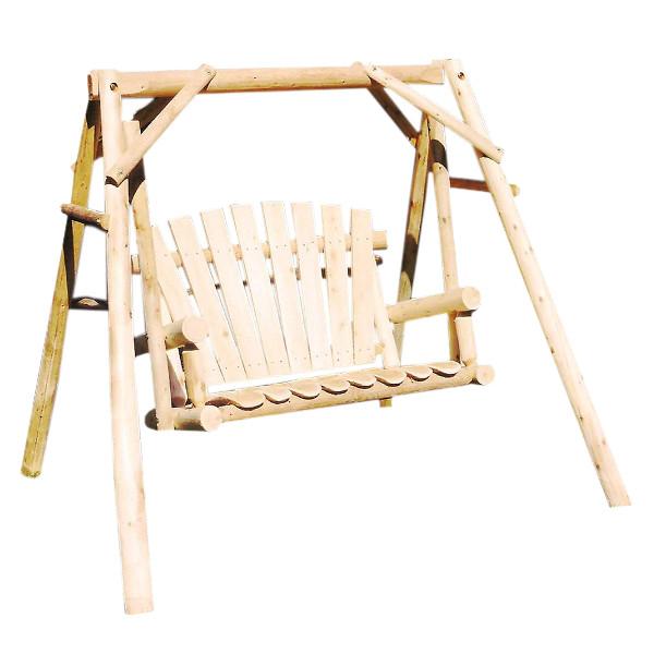 Cedar Log 4ft Yard Swing