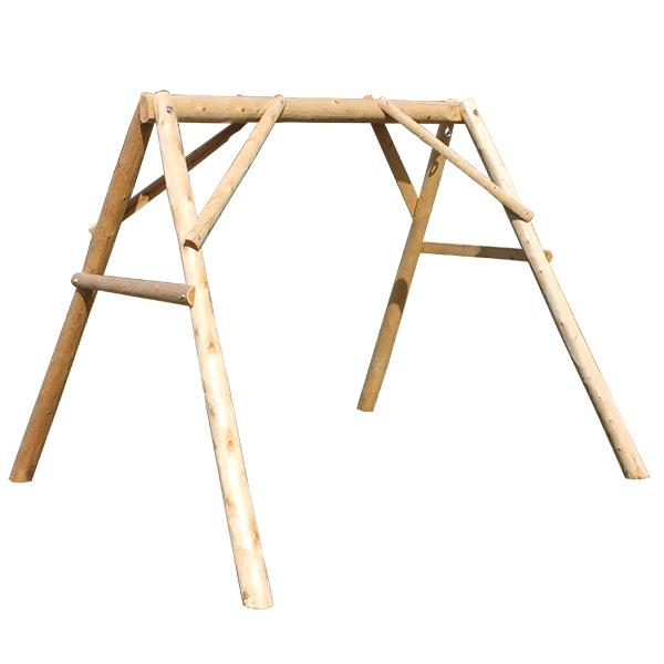 Cedar Log A-Frame Swing Mount