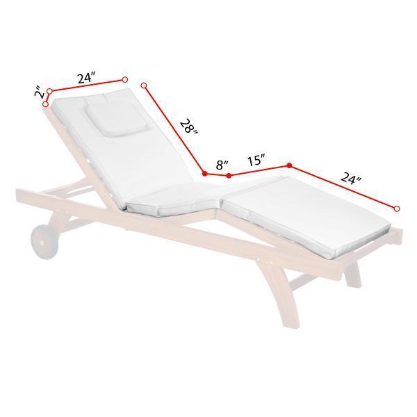 Chaise Lounger Cushion Cushions &amp; Pillows