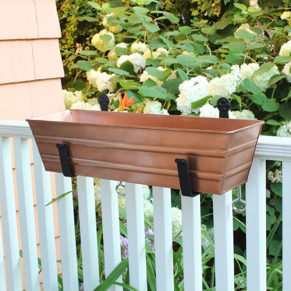 Clamp-On Flower Box Brackets Flower Brackets