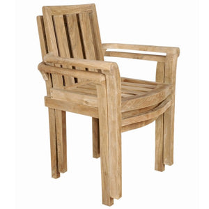 Classic Stackable Dining Armchair (Pack of 4) Dining Chairs
