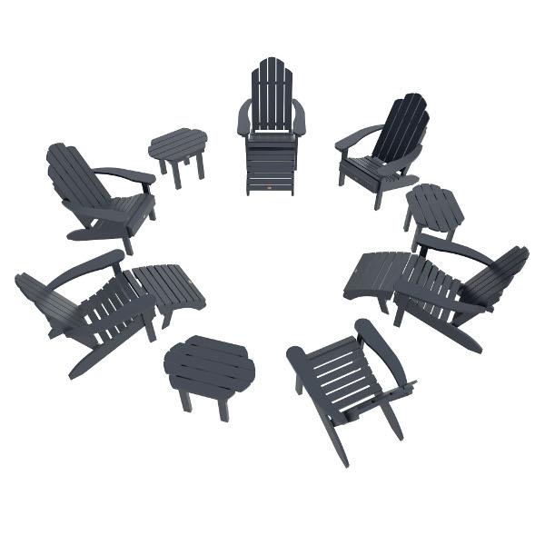 Classic Westport Adirondack Fireside Set Conversation Set