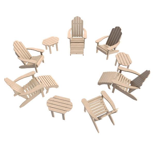 Classic Westport Adirondack Fireside Set Conversation Set