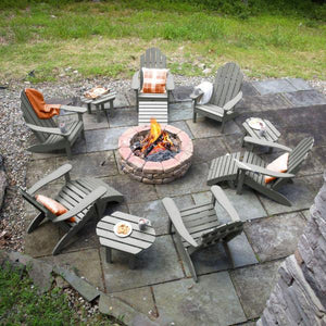 Classic Westport Adirondack Fireside Set Conversation Set