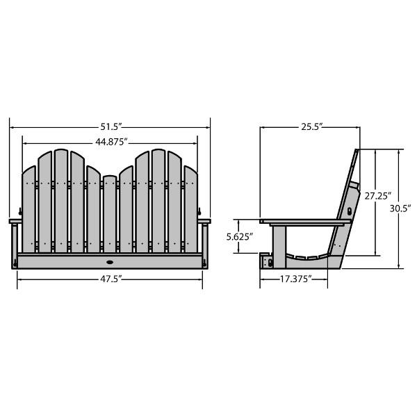 Classic Westport Porch Swing Porch Swing