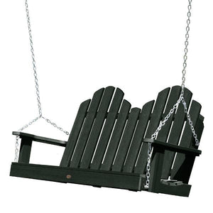 Classic Westport Porch Swing Porch Swing Charleston Green
