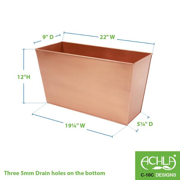 Copper Plated Flower Box Flower Box