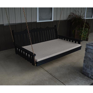 Yellow Pine 75" Twin Mattress Royal English Garden Swingbed