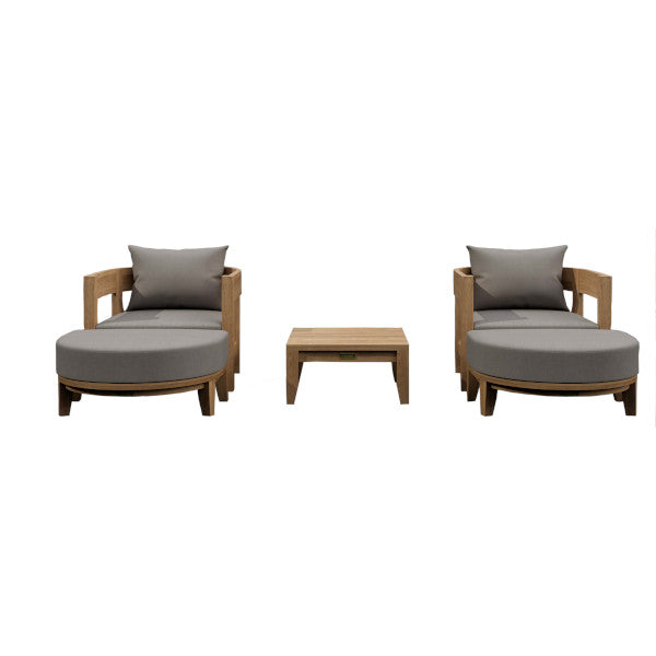 Coronado 5 Pieces Deep Seating Set Conversation Set
