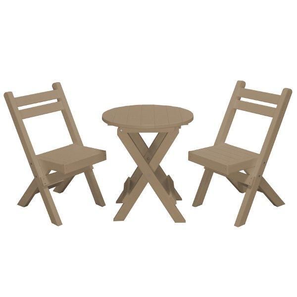 Coronado Folding Poly Bistro Set - The Charming Bench Company