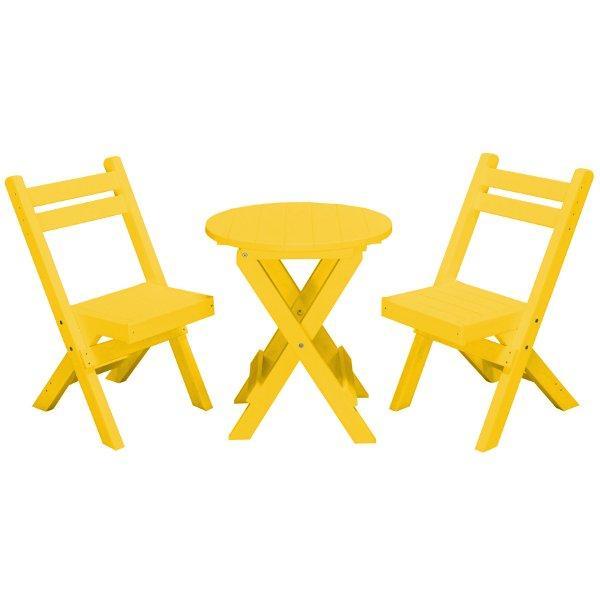 Coronado Folding Poly Bistro Set - The Charming Bench Company