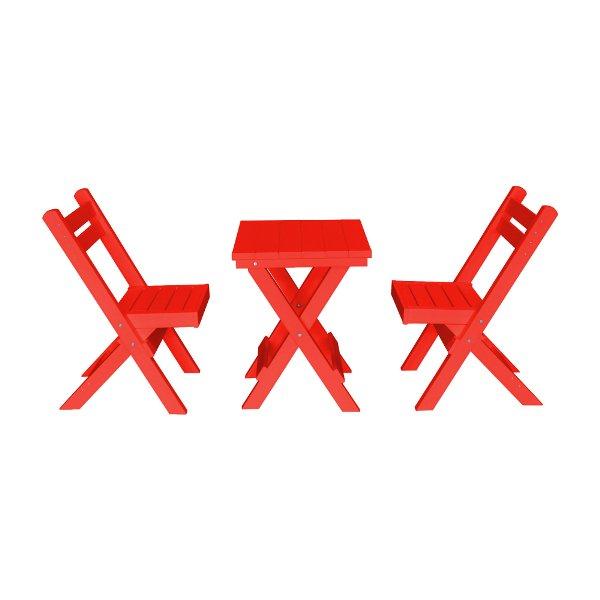 Coronado Folding Poly Bistro Set - The Charming Bench Company