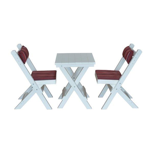 Coronado Folding Poly Bistro Set - The Charming Bench Company
