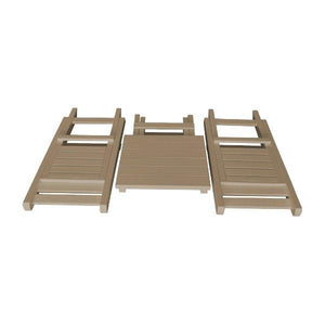 Coronado Folding Poly Bistro Set - The Charming Bench Company