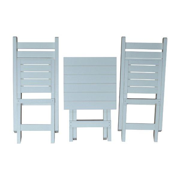 Coronado Folding Poly Bistro Set - The Charming Bench Company