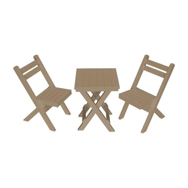 Coronado Folding Poly Bistro Set - The Charming Bench Company