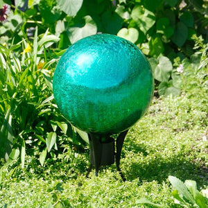 Crackle Glass Gazing Globes