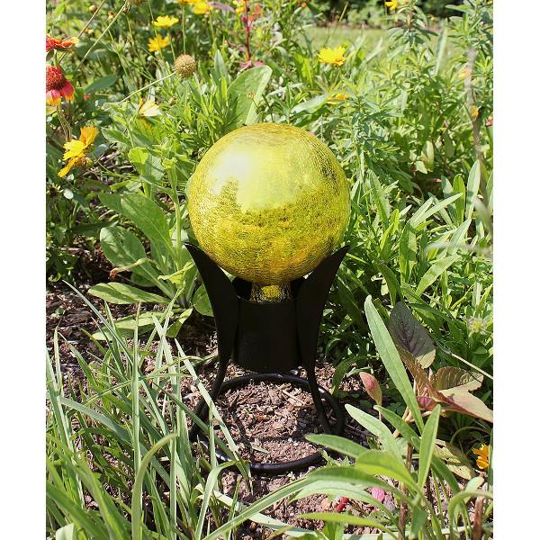 Crackle Glass Gazing Globes