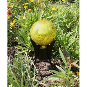 Crackle Glass Gazing Globes