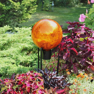 Crackle Glass Gazing Globes